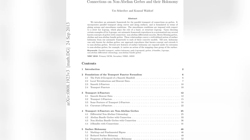 Connections on non-abelian Gerbes and their Holonomy