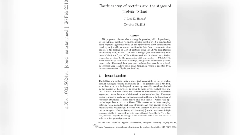 Elastic energy of proteins and the stages of protein folding