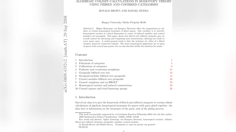 Algebraic colimit calculations in homotopy theory using fibred and   cofibred categories