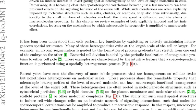 The macroscopic effects of microscopic heterogeneity