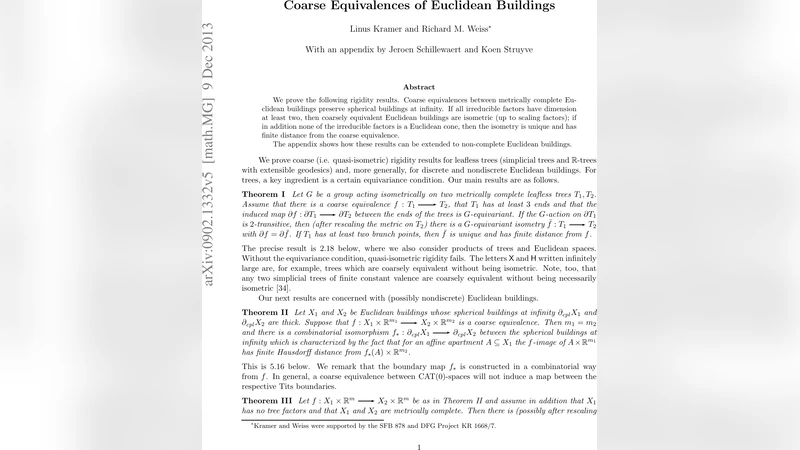 Coarse Equivalences of Euclidean Buildings