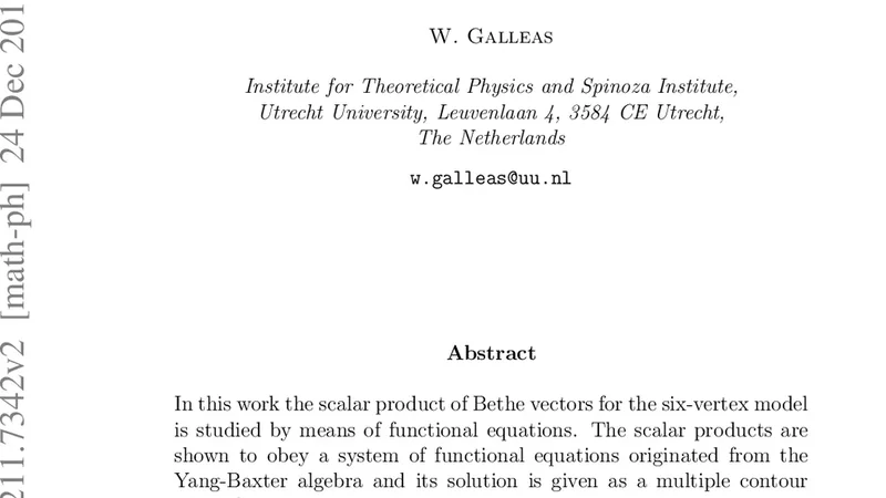 Scalar product of Bethe vectors from functional equations