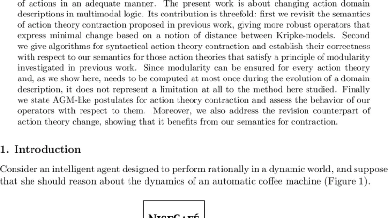 On Action Theory Change