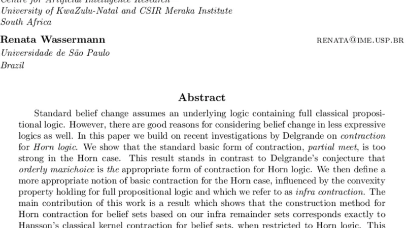 On the Link between Partial Meet, Kernel, and Infra Contraction and its   Application to Horn Logic