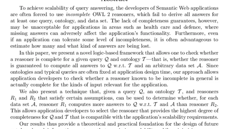 Completeness Guarantees for Incomplete Ontology Reasoners: Theory and   Practice