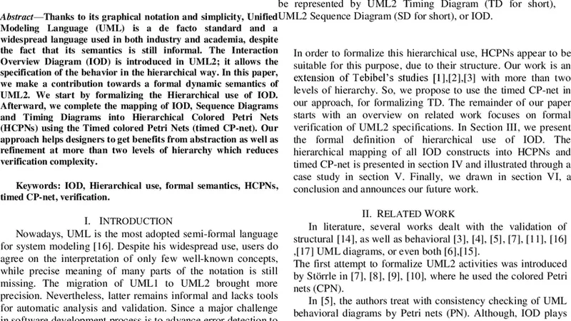 Formalization and Verification of Hierarchical Use of Interaction   Overview Diagrams Using Timing Diagrams