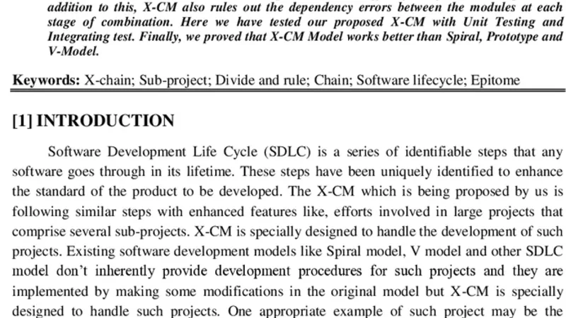 Novel Integrated Approach of Software Development and Design Pattern   with X-CM