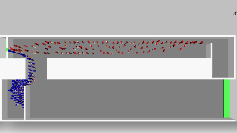 Counterflow in Evacuations