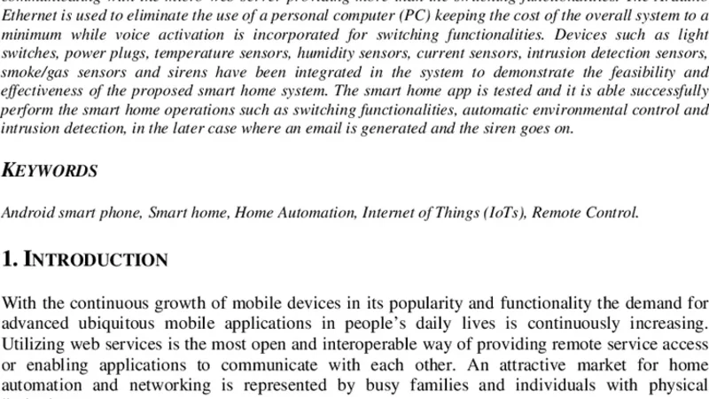 Ubiquitous Smart Home System Using Android Application