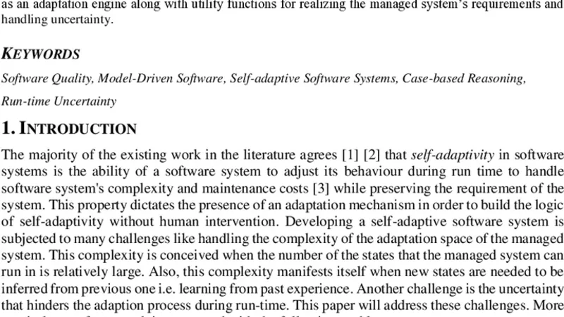 Quality-aware Approach for Engineering Self-adaptive Software Systems