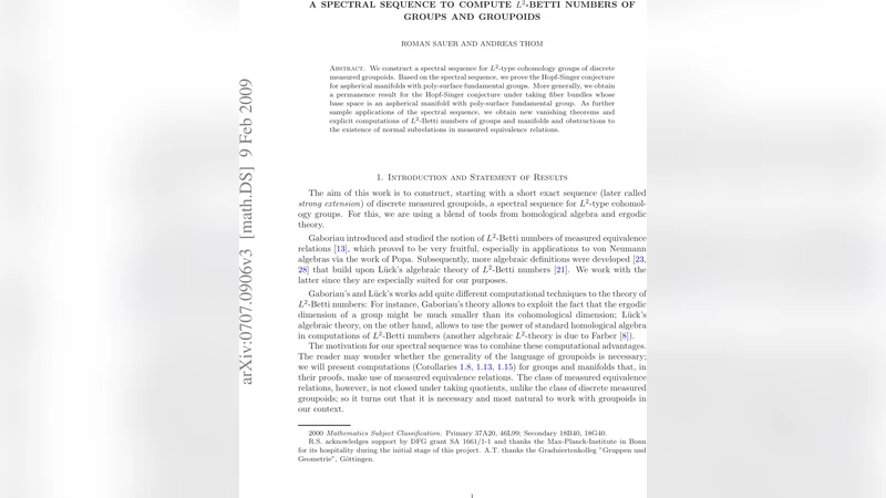 A spectral sequence to compute L2-Betti numbers of groups and groupoids