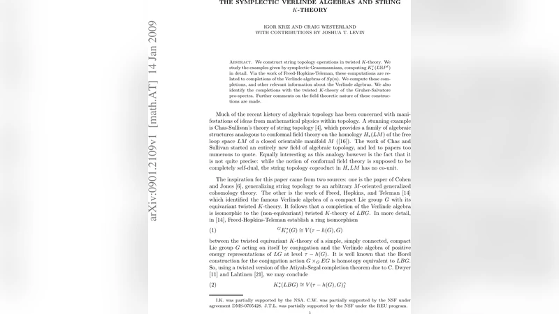 The symplectic Verlinde algebras and string K-theory