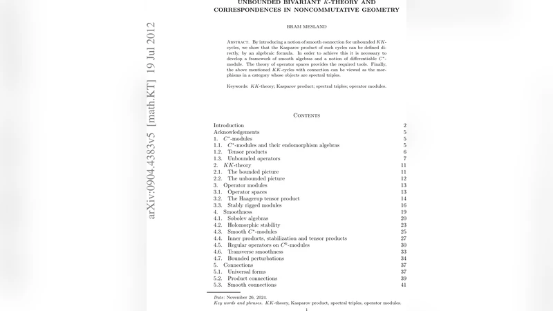 Unbounded bivariant $K$-theory and correspondences in noncommutative   geometry