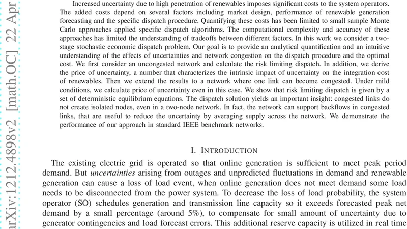 Network Risk Limiting Dispatch: Optimal Control and Price of Uncertainty