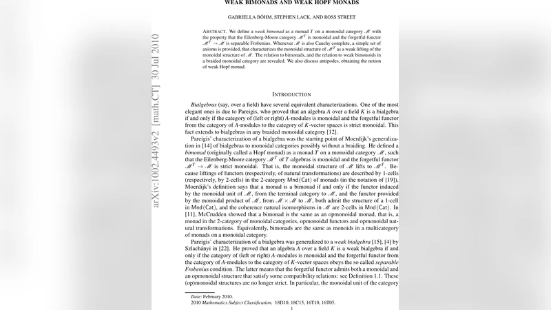 Weak bimonads and weak Hopf monads