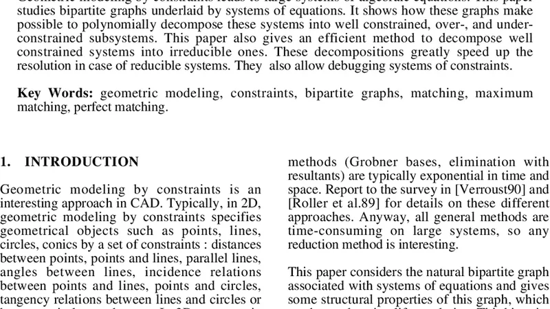 Reduction of constraint systems