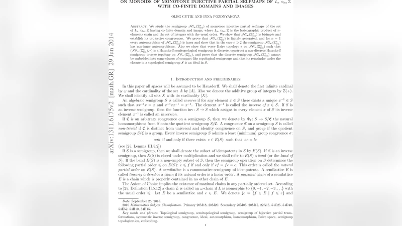 On monoids of monotone injective partial selfmaps of   $L_ntimes_{operatorname{lex}}mathbb{Z}$ with co-finite domains and images