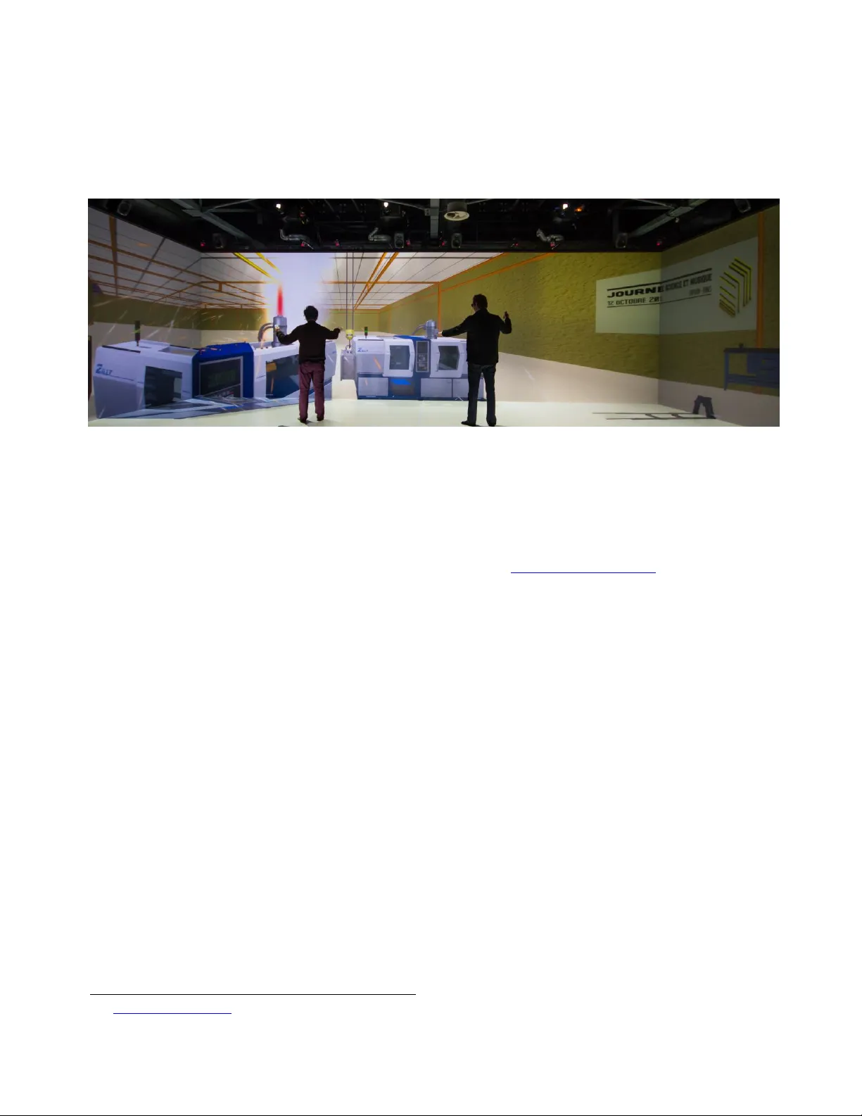 Sonic interaction with a virtual orchestra of factory machinery