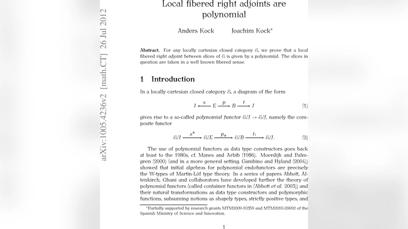 Local fibered right adjoints are polynomial