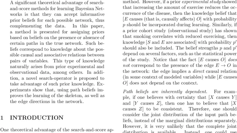 Scoring and Searching over Bayesian Networks with Causal and Associative   Priors