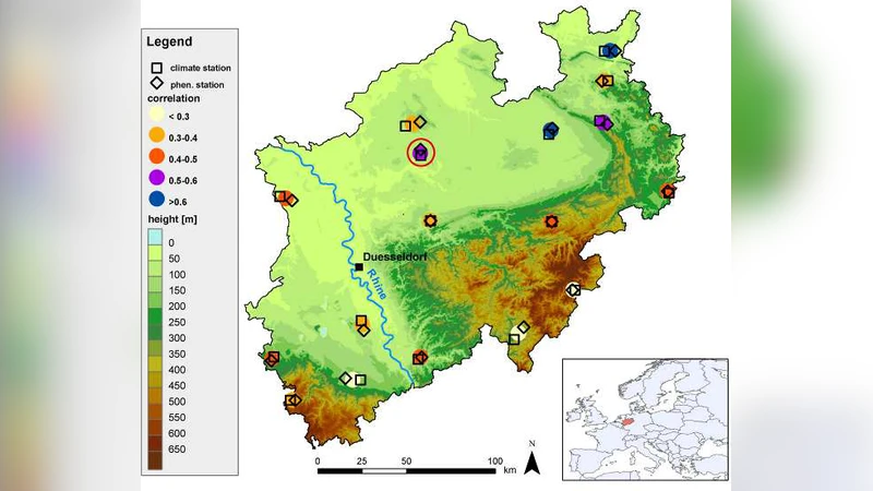 Towards a unified characterization of phenological phases: fluctuations   and correlations with temperature