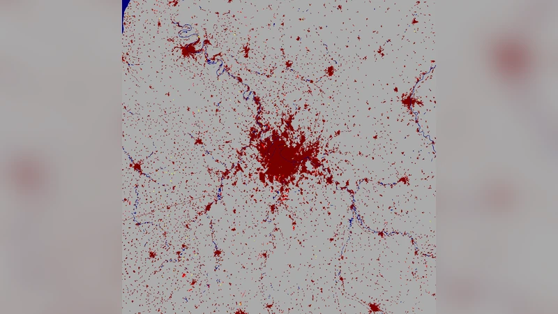 Distance weighted city growth