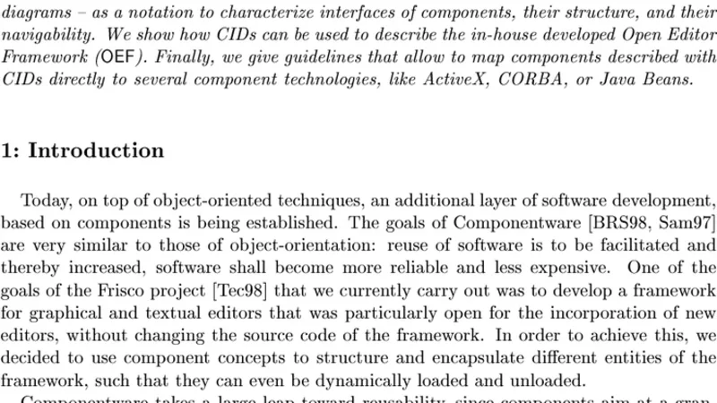 Modeling Dynamic Component Interfaces
