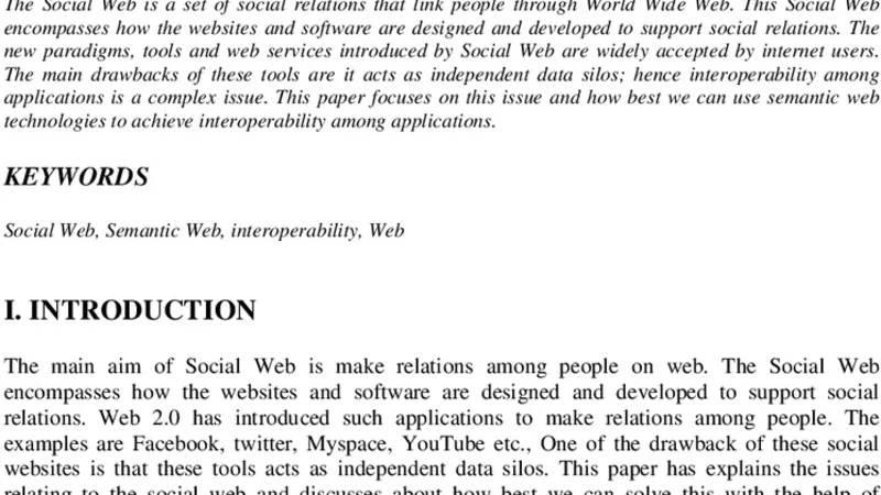 Semantic Web Approach towards Interoperability and Privacy issues in   Social Networks