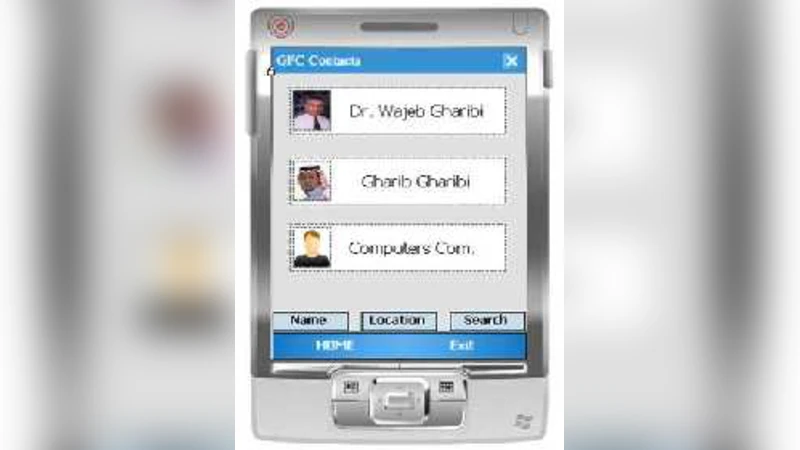 Gharibi_FaceCard for Contacts and Easy Personal - Information Exchange