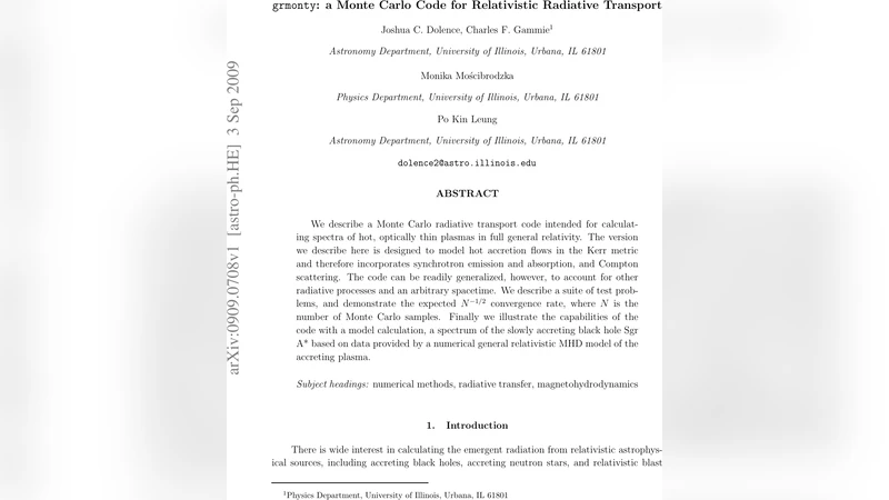 grmonty: a Monte Carlo Code for Relativistic Radiative Transport
