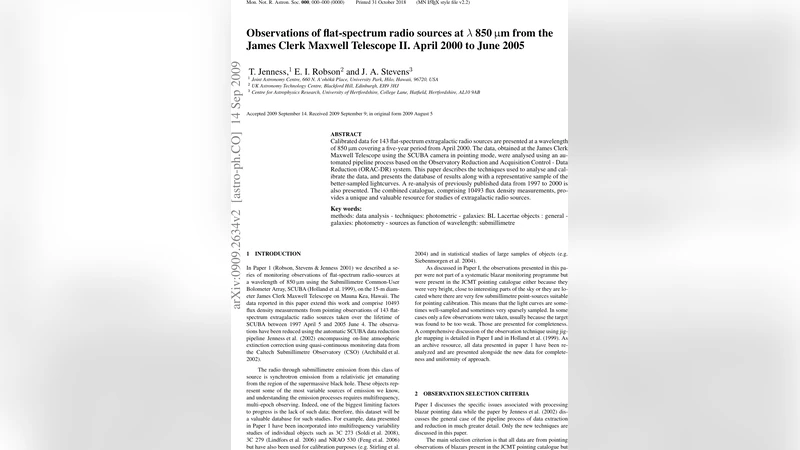 Observations of flat-spectrum radio sources at 850 microns from the   James Clerk Maxwell Telescope II. April 2000 to June 2005