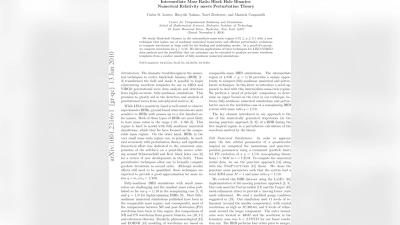 Intermediate Mass Ratio Black Hole Binaries: Numerical Relativity meets   Perturbation Theory