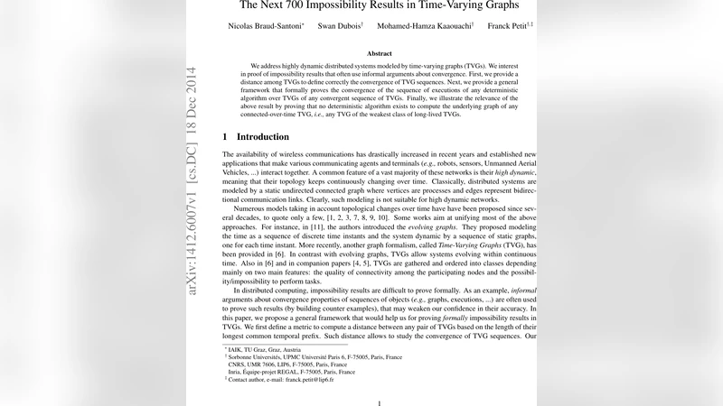 The Next 700 Impossibility Results in Time-Varying Graphs