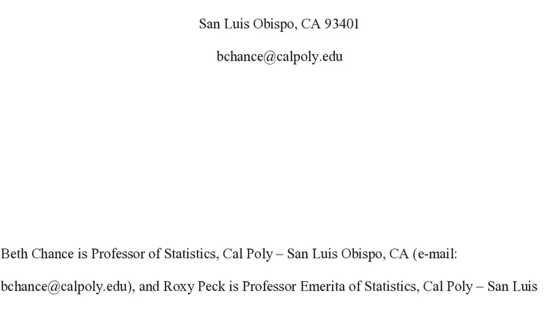 From Curriculum Guidelines to Learning Objectives: A Survey of Five   Statistics Programs