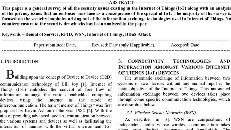 Survey of Security and Privacy Issues of Internet of Things