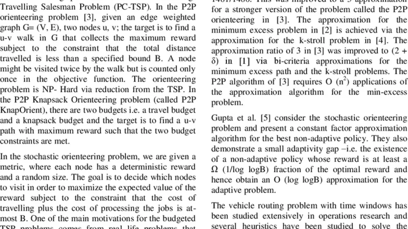 Approximation Algorithms for P2P Orienteering and Stochastic Vehicle   Routing Problem
