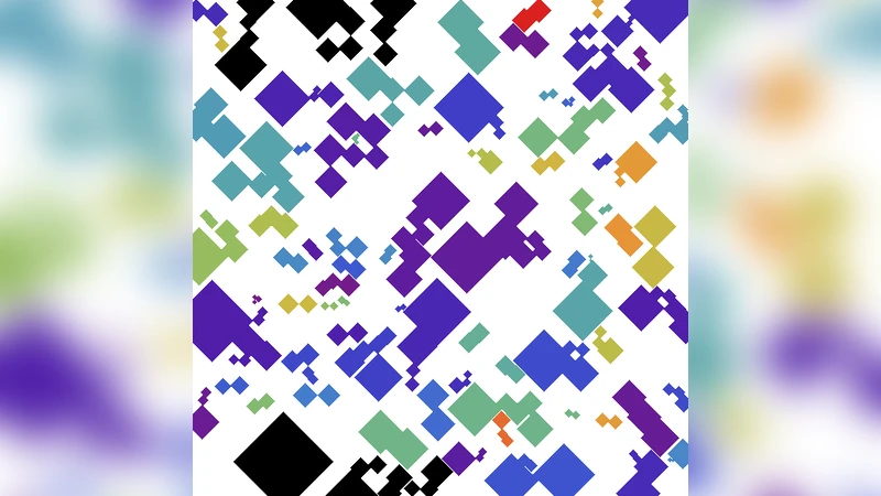 Percolation of randomly distributed growing clusters