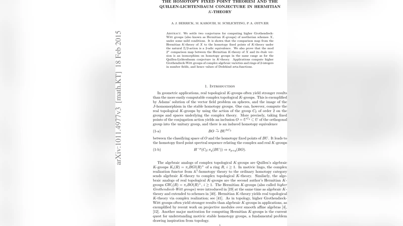 The homotopy fixed point theorem and the Quillen-Lichtenbaum conjecture   in hermitian K-theory