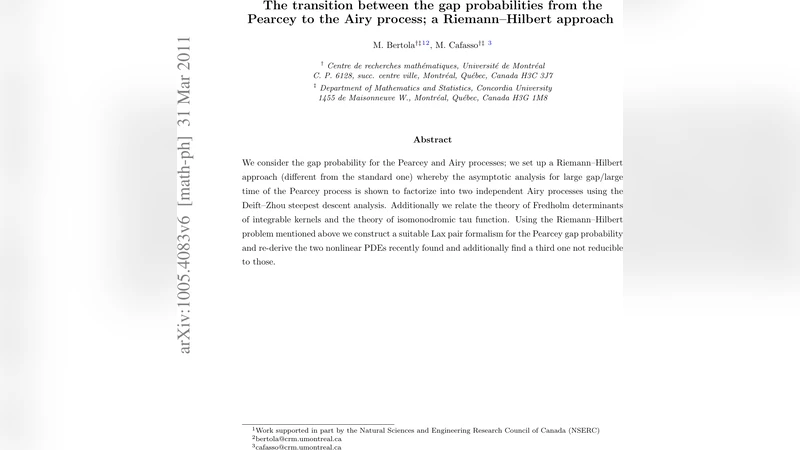 The transition between the gap probabilities from the Pearcey to the   Airy process; a Riemann-Hilbert approach