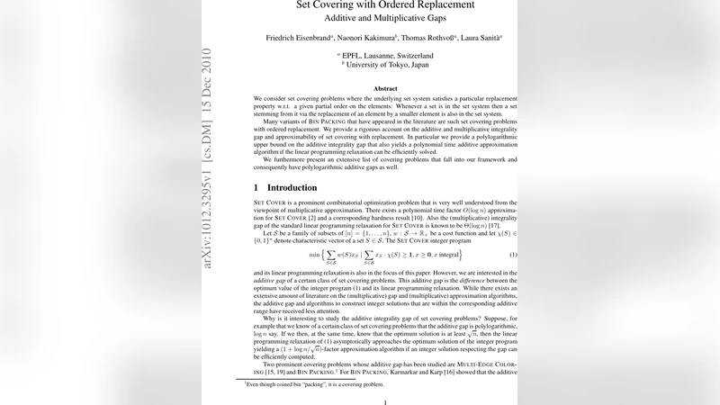 Set Covering with Ordered Replacement -- Additive and Multiplicative   Gaps