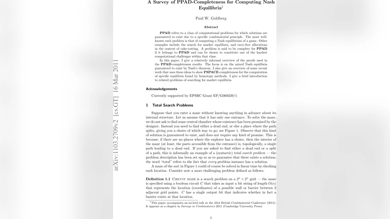 A Survey of PPAD-Completeness for Computing Nash Equilibria