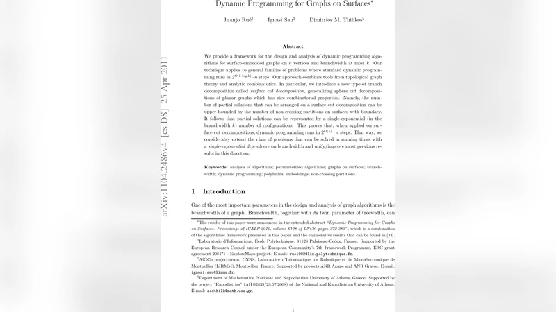 Dynamic Programming for Graphs on Surfaces