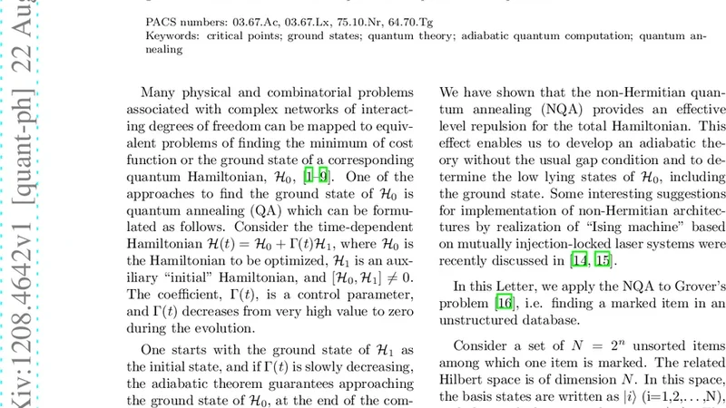 Quantum search using non-Hermitian adiabatic evolution