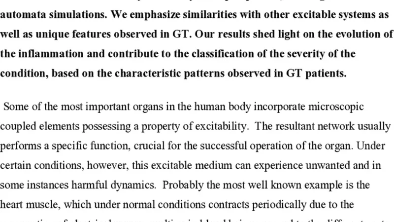 The Tongue as an Excitable Medium