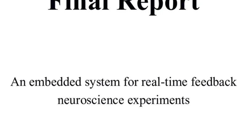 An embedded system for real-time feedback neuroscience experiments