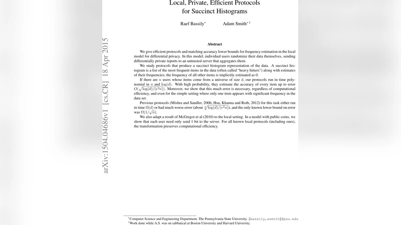 Local, Private, Efficient Protocols for Succinct Histograms