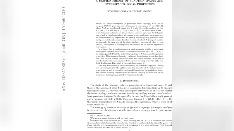 A unified theory of function spaces and hyperspaces: local properties