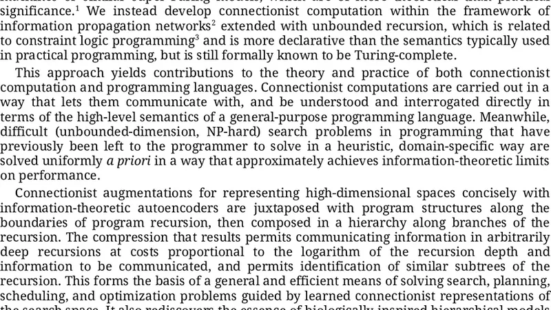 FIFTH system for general-purpose connectionist computation