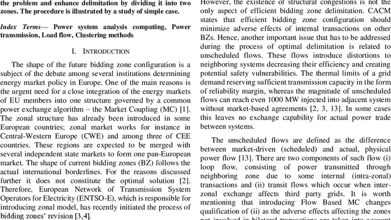 Decomposition of Power Flow Used for Optimizing Zonal Configurations of   Energy Market