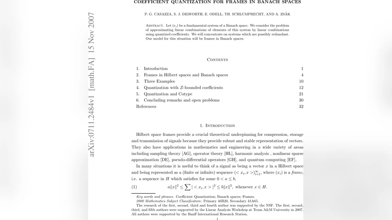 Coefficient Quantization for Frames in Banach Spaces